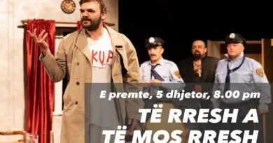 “Të rresh a të mos rresh” – vjen këtë fundjavë në Teatrin e Gjilanit