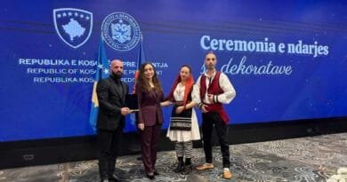 Medalje Presidenciale për Ansamblin “Gjilani”