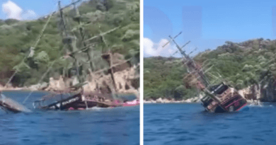 Turqi, fundoset një anije me 148 pasagjerë – shpëtohen turistët (VIDEO) Turqi, fundoset një anije me 148 pasagjerë – shpëtohen turistët (VIDEO)