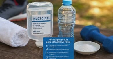 Roli i kripës (NaCl) në organizëm gjatë aktivitetit fizik: Pse nuk mjafton vetëm uji? Roli i kripës (NaCl) në organizëm gjatë aktivitetit fizik: Pse nuk mjafton vetëm uji?