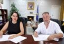Sami Lushtaku dhe Fitore Pacolli nënshkruajnë marrëveshjen për Objektin Ç në Skenderaj, investimi 4.4 milionë euro